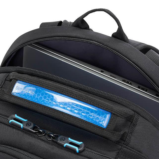SAMSONITE 66256-D153 VIZ AIR BACKPACK BLACK/HYPER BLUE – Pera Luggage