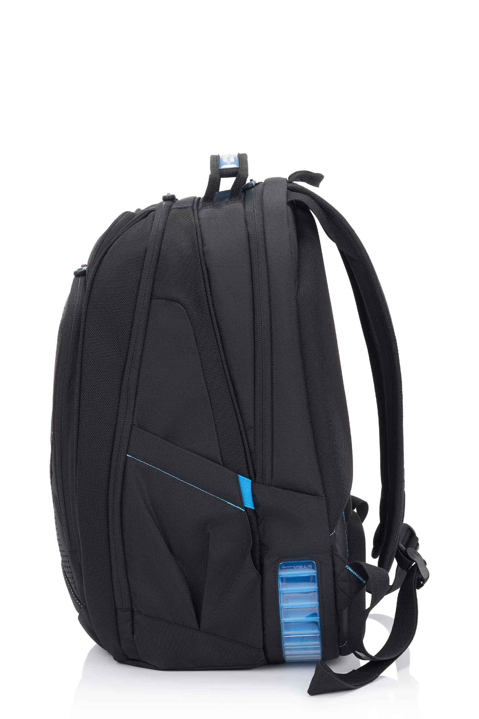 SAMSONITE 66256-D153 VIZ AIR BACKPACK BLACK/HYPER BLUE – Pera Luggage