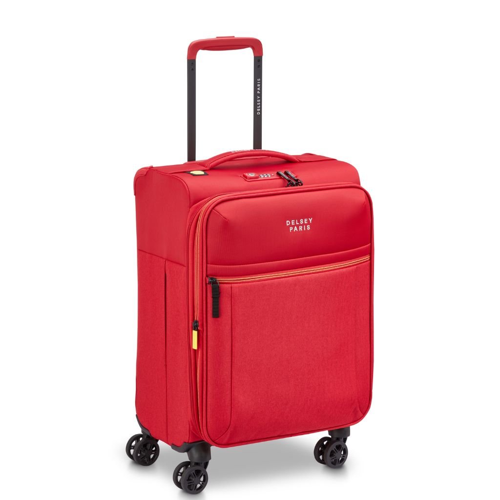 Delsey Caumartin Plus Slim 55cm - Red • Les prix Delsey Caumartin Plus Slim 55cm - Red • Les prix