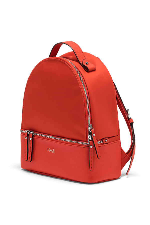 Lipault top leather backpack